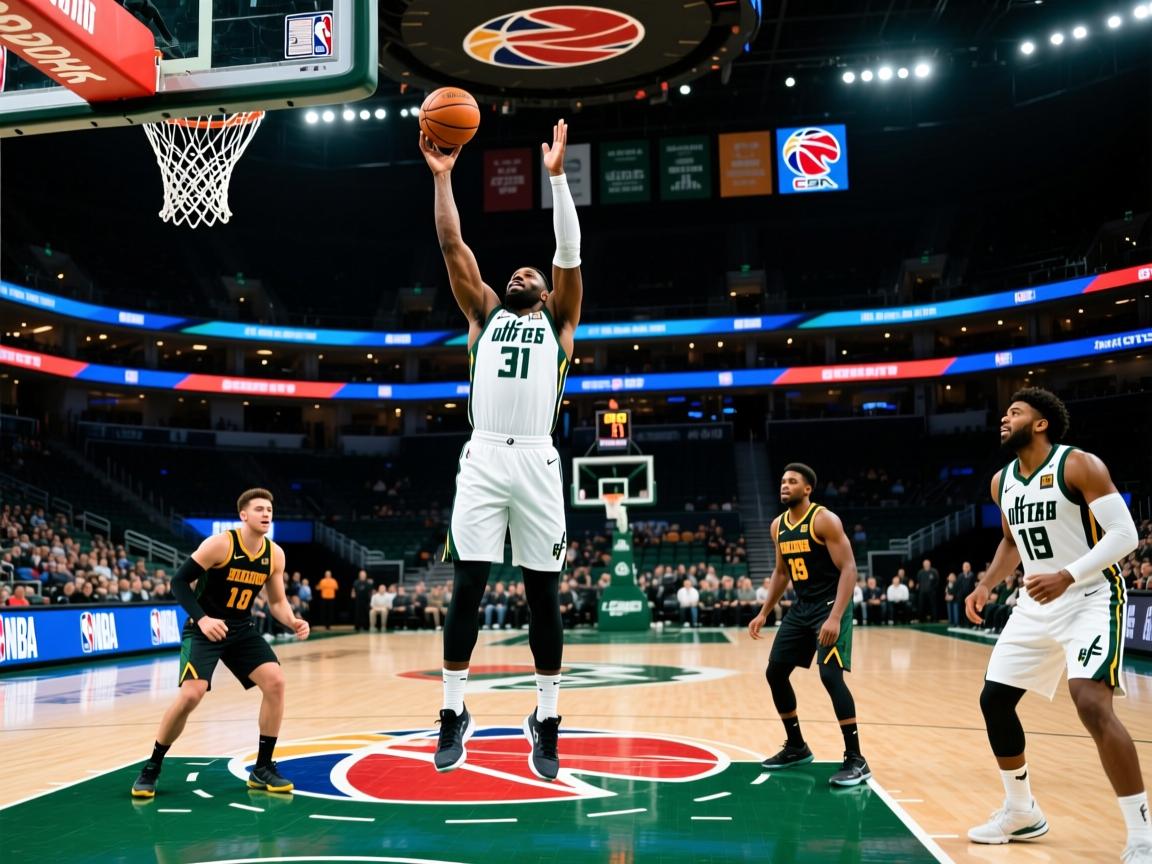 米切尔三分球致胜，爵士大胜  第4张