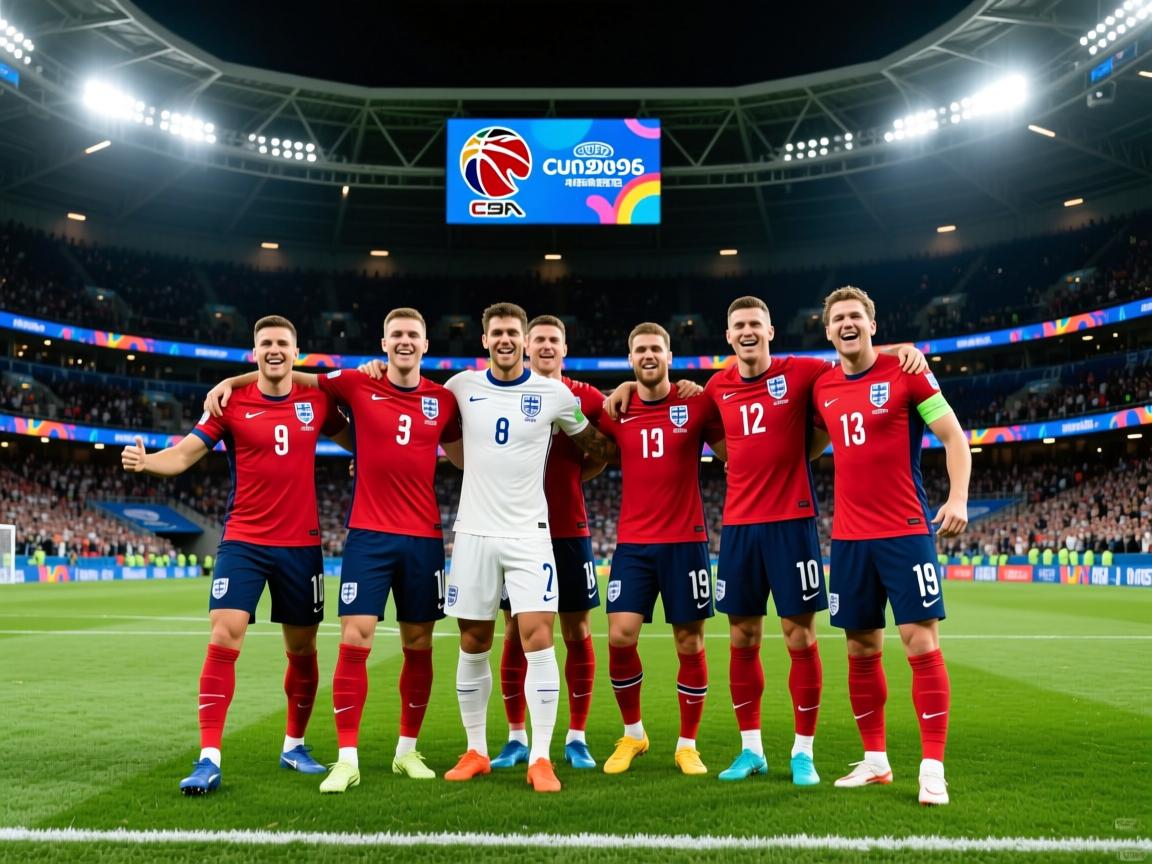 英格兰队赢下挪威，欧锦赛前景一片光明