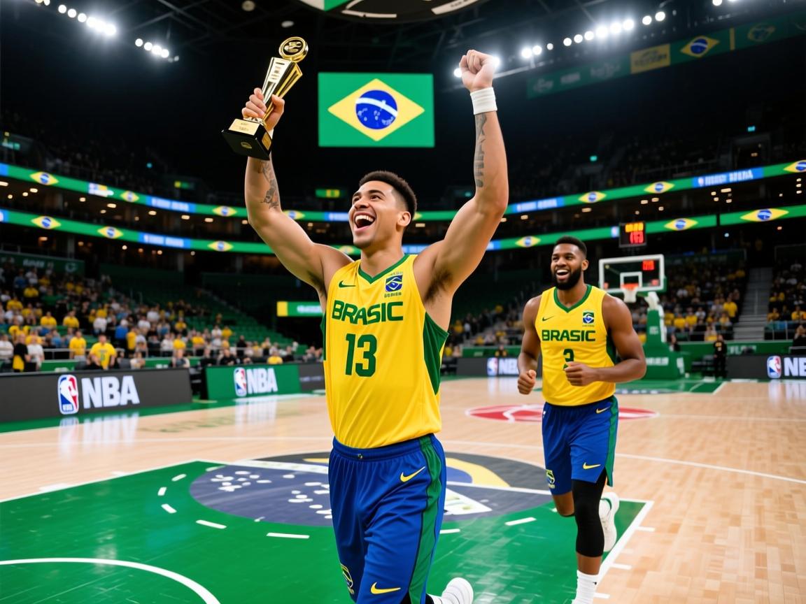 巴西队队员突围夺标,喜上眉梢 第2张