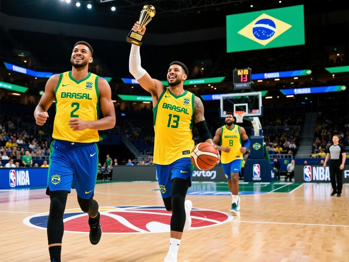 巴西队队员突围夺标,喜上眉梢 第3张