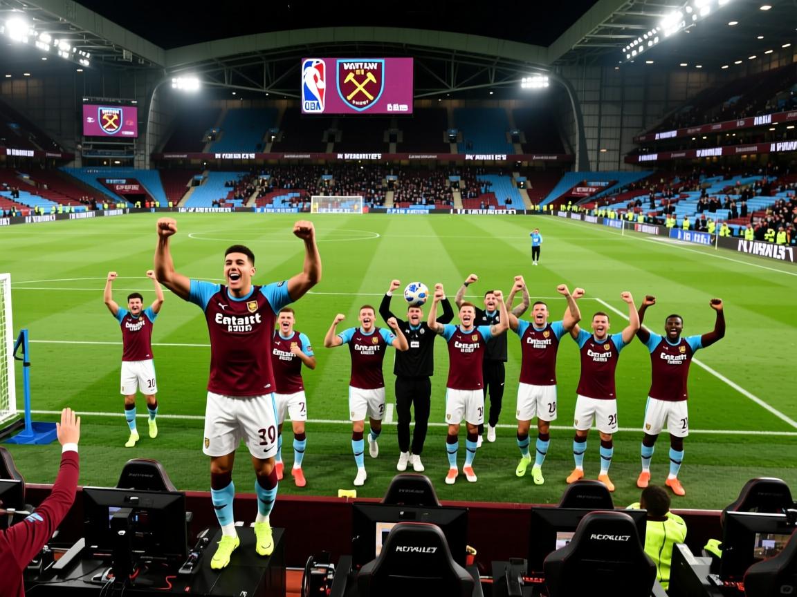 西汉姆联大捷 西汉姆联全面取胜，庆祝胜利  第2张