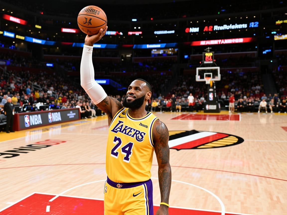 NBA季后赛次轮G2：湖人胜开拓者，詹姆斯44分刷新个人季后赛纪录